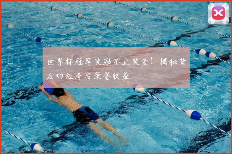 世界杯冠军奖励不止奖金!揭秘背后的经济与荣誉收益。
