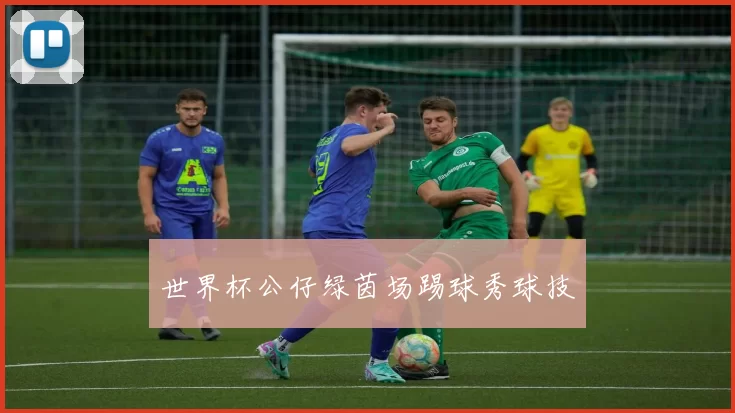 世界杯公仔绿茵场踢球秀球技