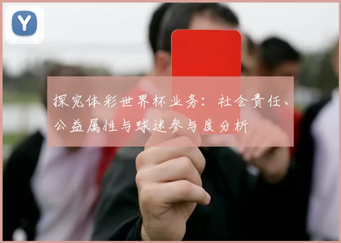 探究体彩世界杯业务：社会责任、公益属性与球迷参与度分析