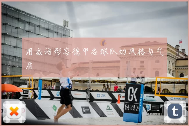 用成语形容德甲各球队的风格与气质