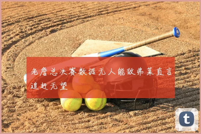 老詹总决赛数据无人能敌弗莱直言追赶无望