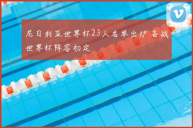 尼日利亚世界杯23人名单出炉 备战世界杯阵容初定