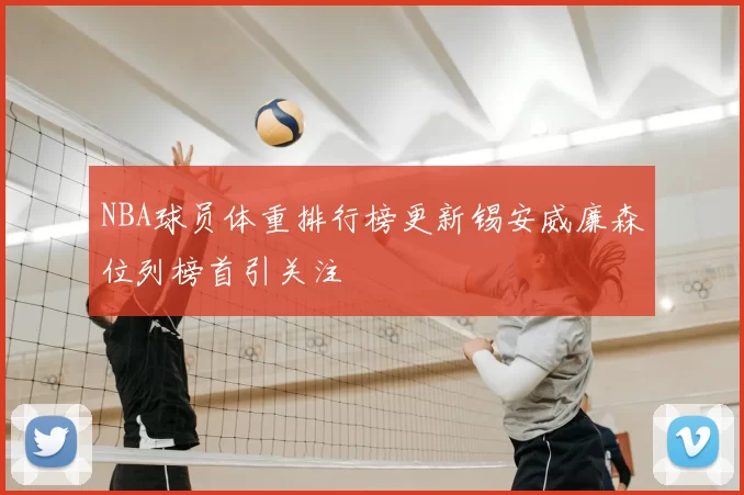 NBA球员体重排行榜更新锡安威廉森位列榜首引关注